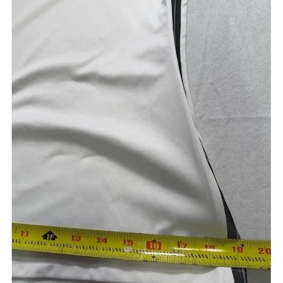 Adidas Shirt Deutscher Fussball-Bund Soccer Climacool Women Medium White V Neck - Picture 9 of 16